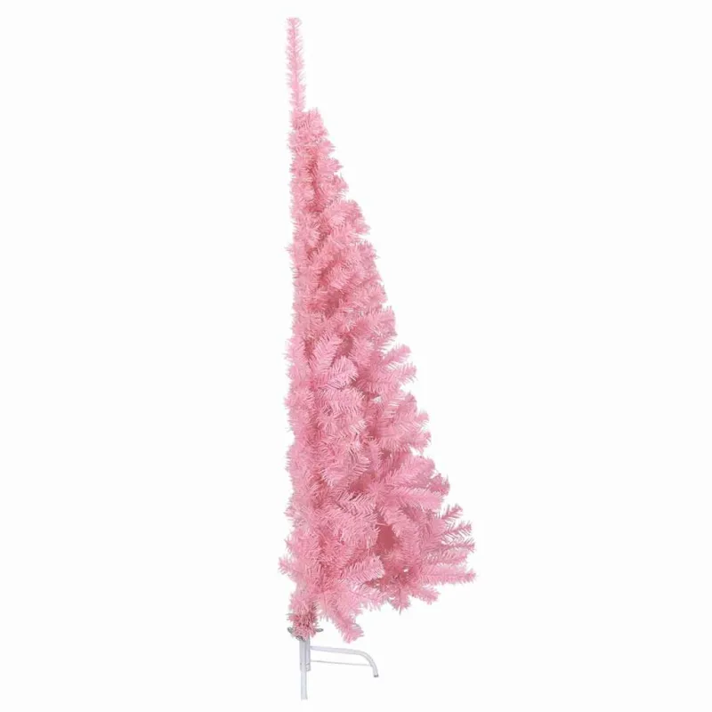 Dirbtinis prieššventinis eglutė su šviesomis Rožinė 150 cm PVC