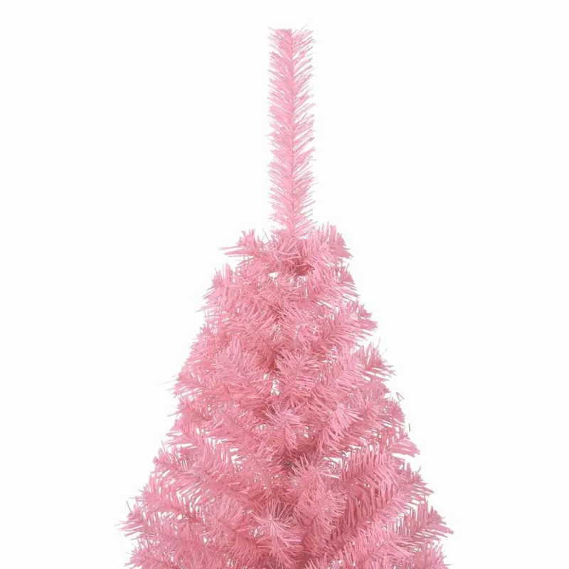 Dirbtinis prieššventinis eglutė su šviesomis Rožinė 150 cm PVC