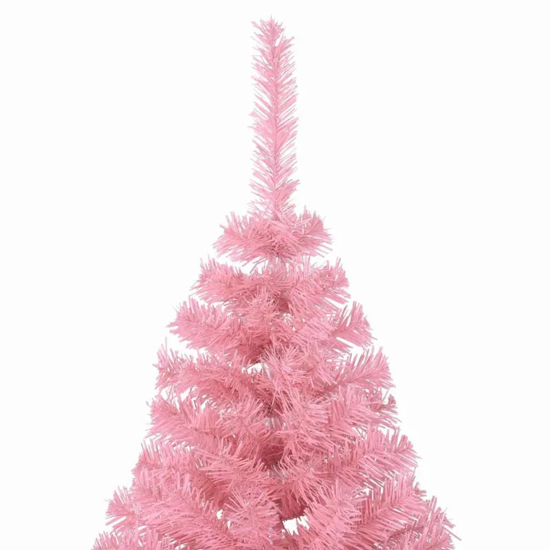 Dirbtinis prieššventinis eglutė su šviesomis Rožinė 180 cm PVC