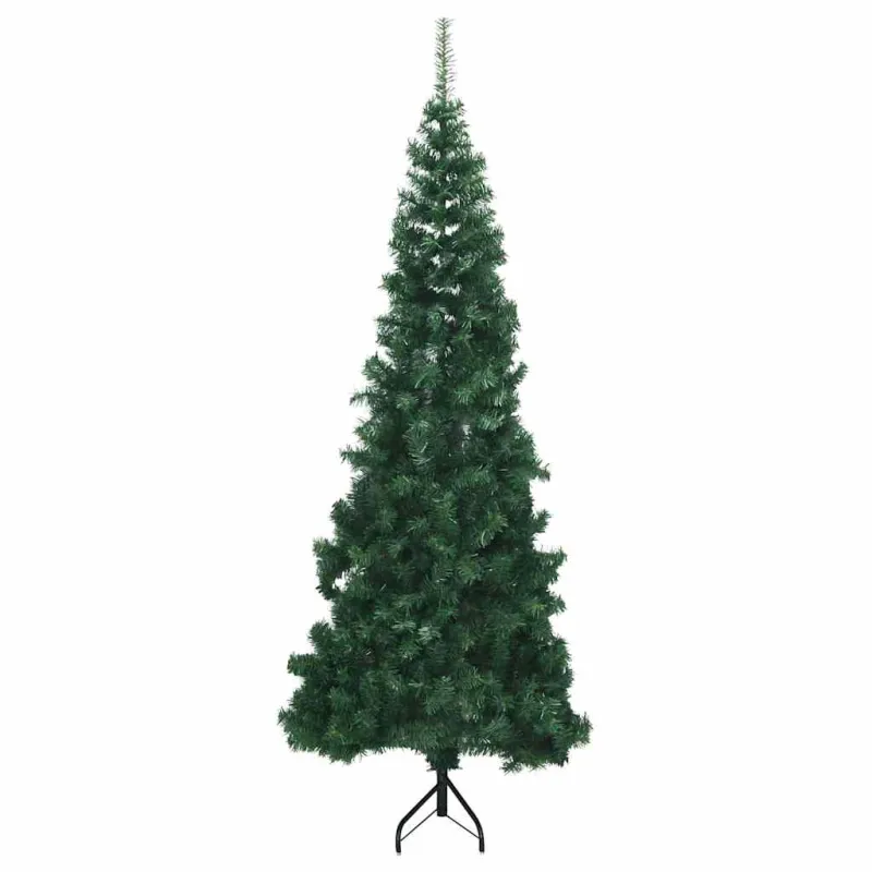 Kampinis dirbtinis Kalėdų medis Žalia 180 cm PVC ir metalas