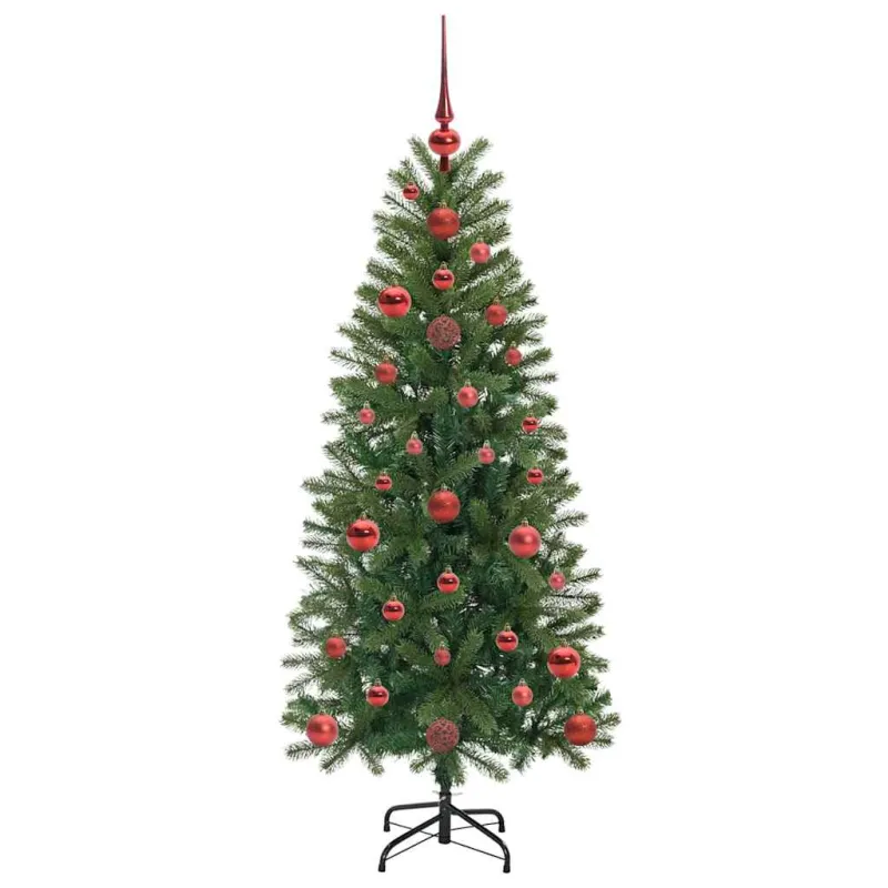 Dirbtinė Kalėdų eglutė su 150 LED Žalia 120 cm PE ir PVC