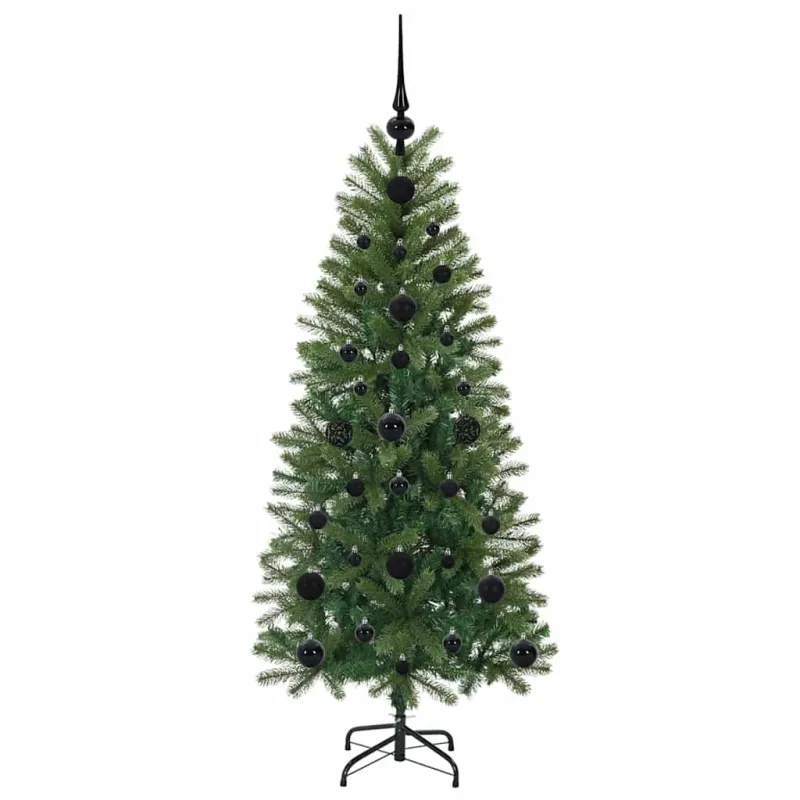Dirbtinė Kalėdų eglutė su 150 LED Žalia 120 cm PE ir PVC