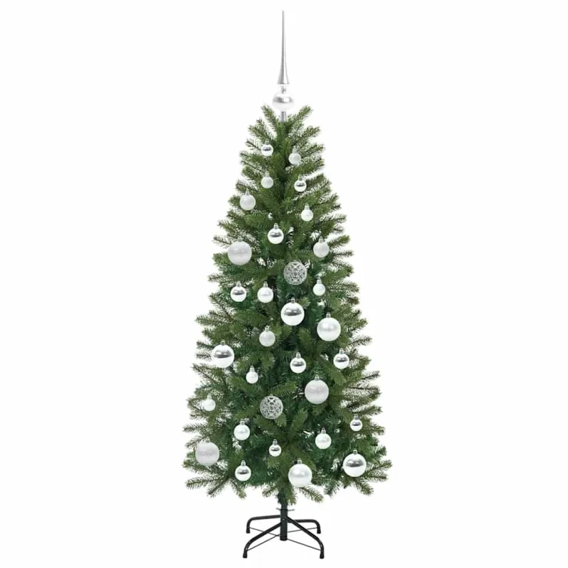 Dirbtinė Kalėdų eglutė su 150 LED Žalia 120 cm PE ir PVC