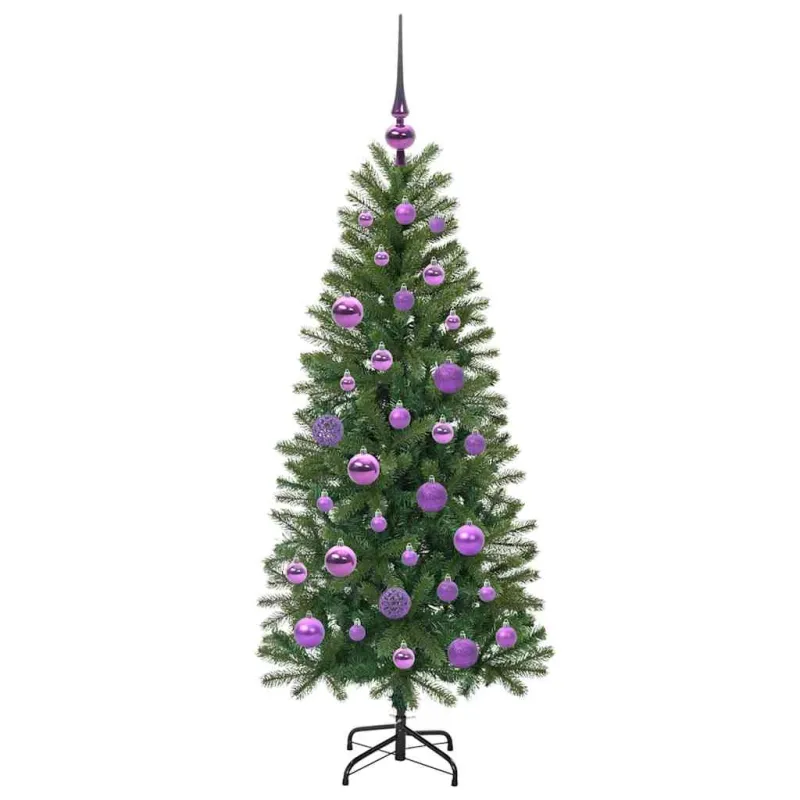Dirbtinė Kalėdų eglutė su 150 LED Žalia 120 cm PE ir PVC