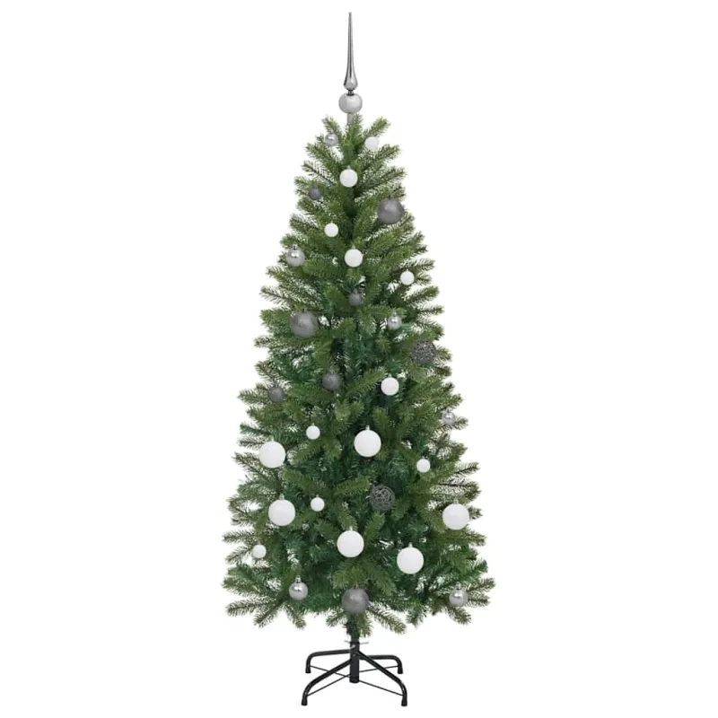 Dirbtinė Kalėdų eglutė su 150 LED Žalia 150 cm PE ir PVC
