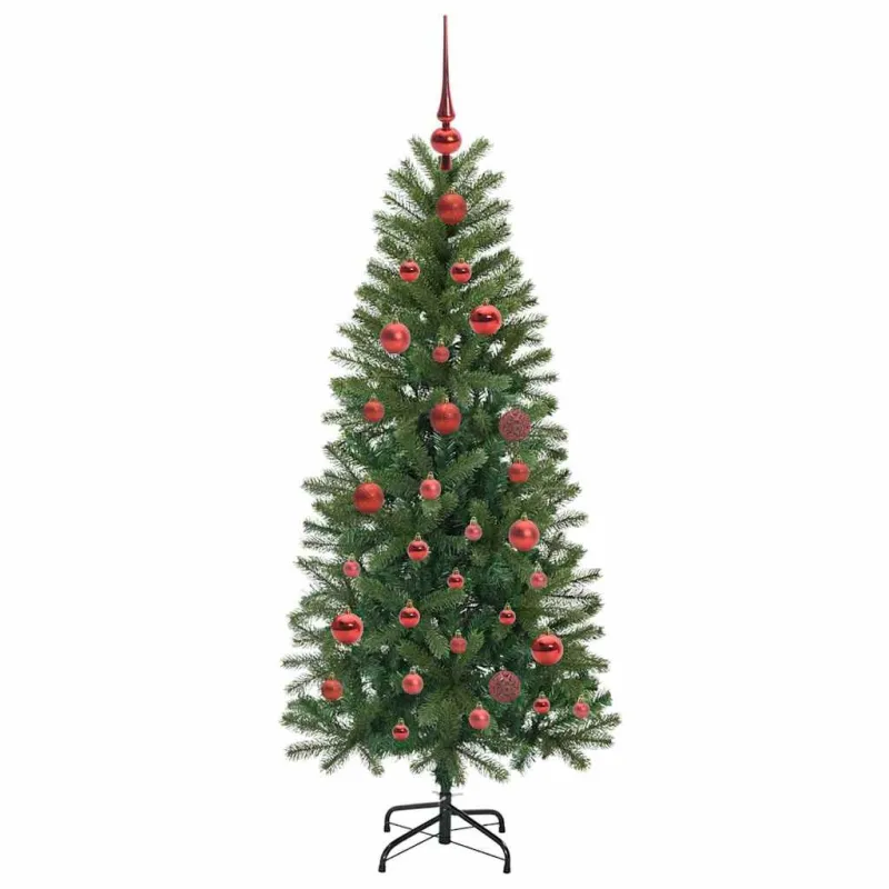 Dirbtinė Kalėdų eglutė su 150 LED Žalia 150 cm PE ir PVC