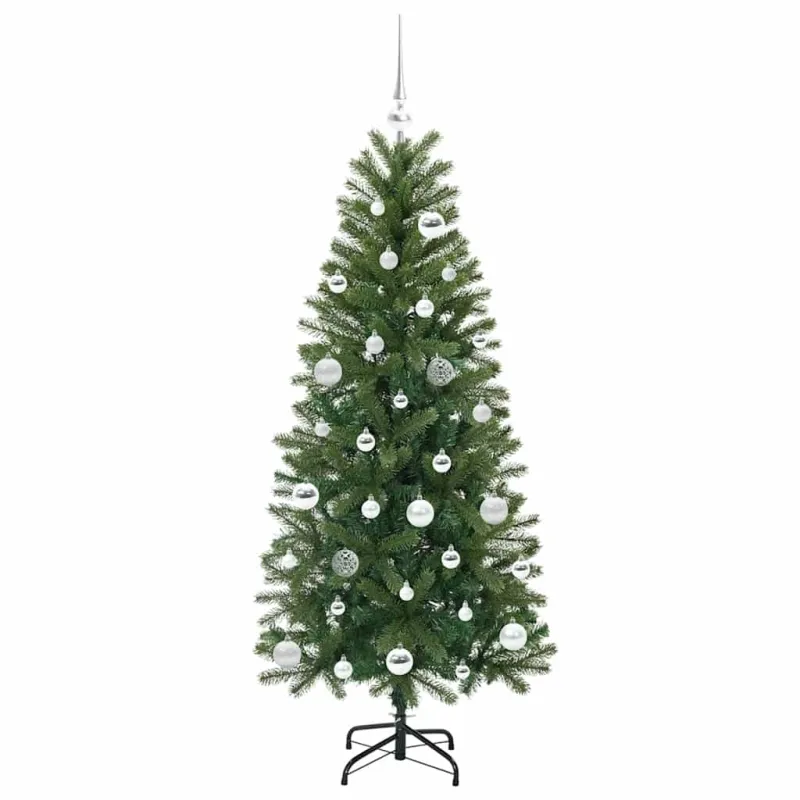 Dirbtinė Kalėdų eglutė su 150 LED Žalia 150 cm PE ir PVC