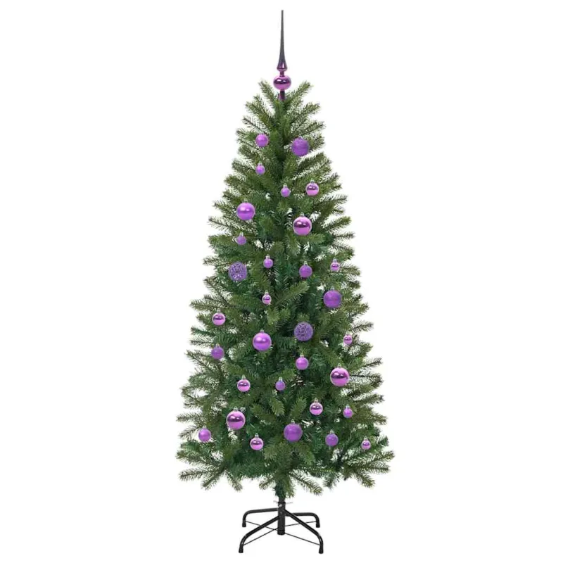 Dirbtinė Kalėdų eglutė su 150 LED Žalia 150 cm PE ir PVC