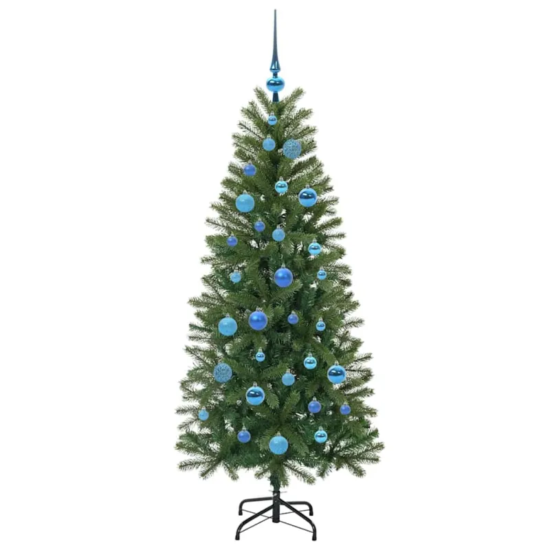 Dirbtinė Kalėdų eglutė su 150 LED Žalia 150 cm PE ir PVC