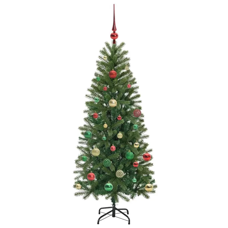 Dirbtinė Kalėdų eglutė su 150 LED Žalia 150 cm PE ir PVC