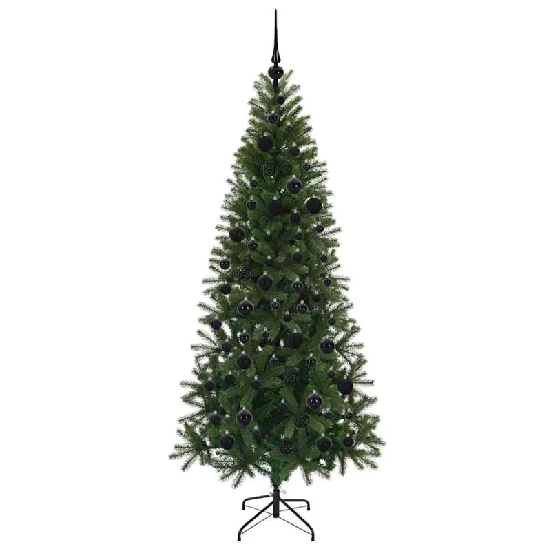 Dirbtinė Kalėdų eglutė su 300 LED Žalia 180 cm PE ir PVC