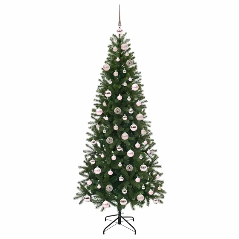 Dirbtinė Kalėdų eglutė su 300 LED Žalia 180 cm PE ir PVC
