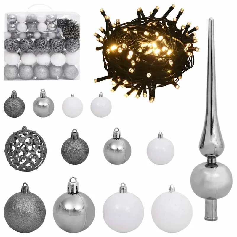 Dirbtinė Kalėdų eglutė su 300 LED Žalia 210 cm PE ir PVC