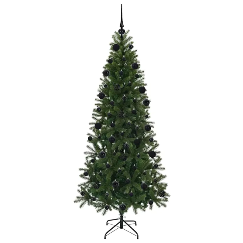 Dirbtinė Kalėdų eglutė su 300 LED Žalia 210 cm PE ir PVC