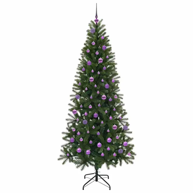 Dirbtinė Kalėdų eglutė su 300 LED Žalia 210 cm PE ir PVC