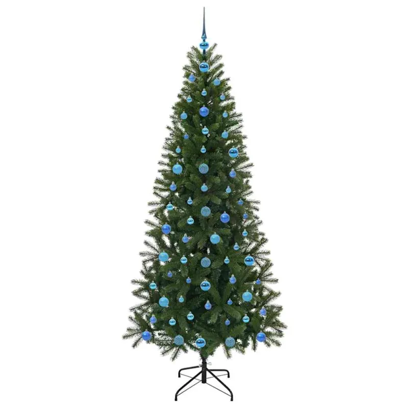 Dirbtinė Kalėdų eglutė su 300 LED Žalia 210 cm PE ir PVC