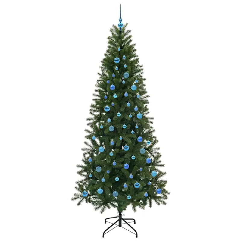 Dirbtinė Kalėdų eglutė su 300 LED Žalia 240 cm PE ir PVC