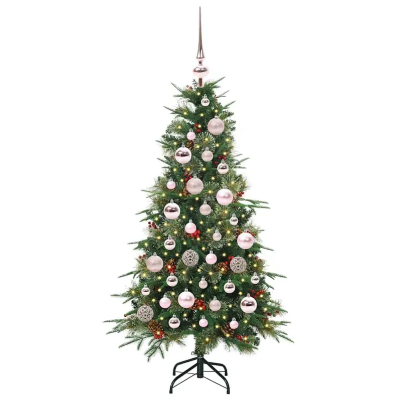 Dirbtinė Sulankstoma Kalėdų Eglutė Žalia 120 cm PE ir PVC