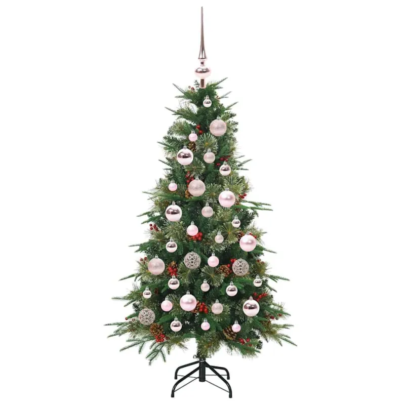 Dirbtinė Sulankstoma Kalėdų Eglutė Žalia 120 cm PE ir PVC