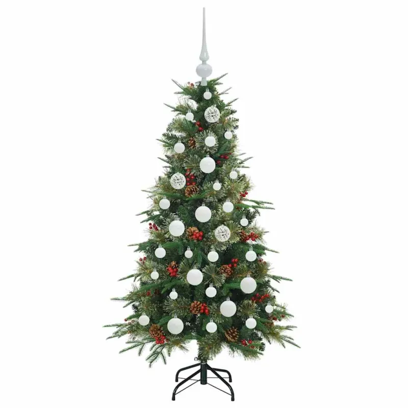Dirbtinė Sulankstoma Kalėdų Eglutė Žalia 120 cm PE ir PVC