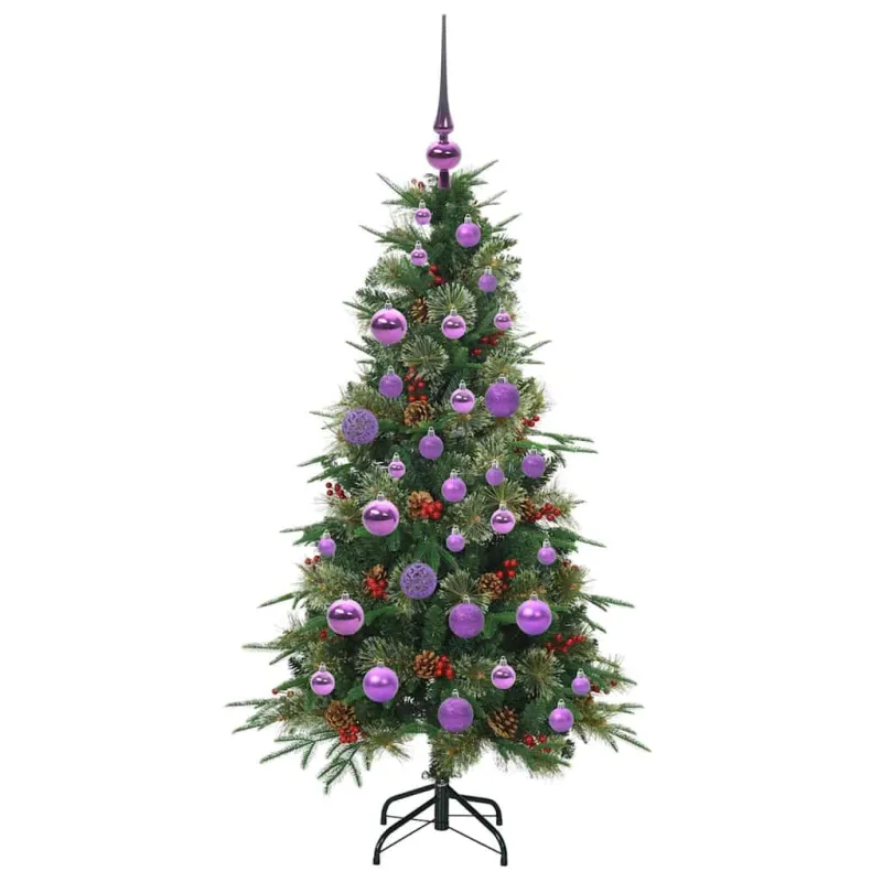 Dirbtinė Sulankstoma Kalėdų Eglutė Žalia 120 cm PE ir PVC