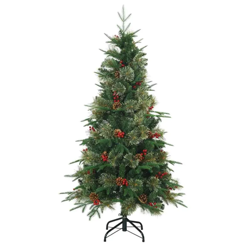 Dirbtinė Sulankstoma Kalėdų Eglutė Žalia 120 cm PE ir PVC