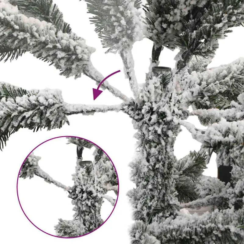 Dirbtinė Sulankstoma Kalėdų Eglutė Žalia 120 cm PE ir PVC