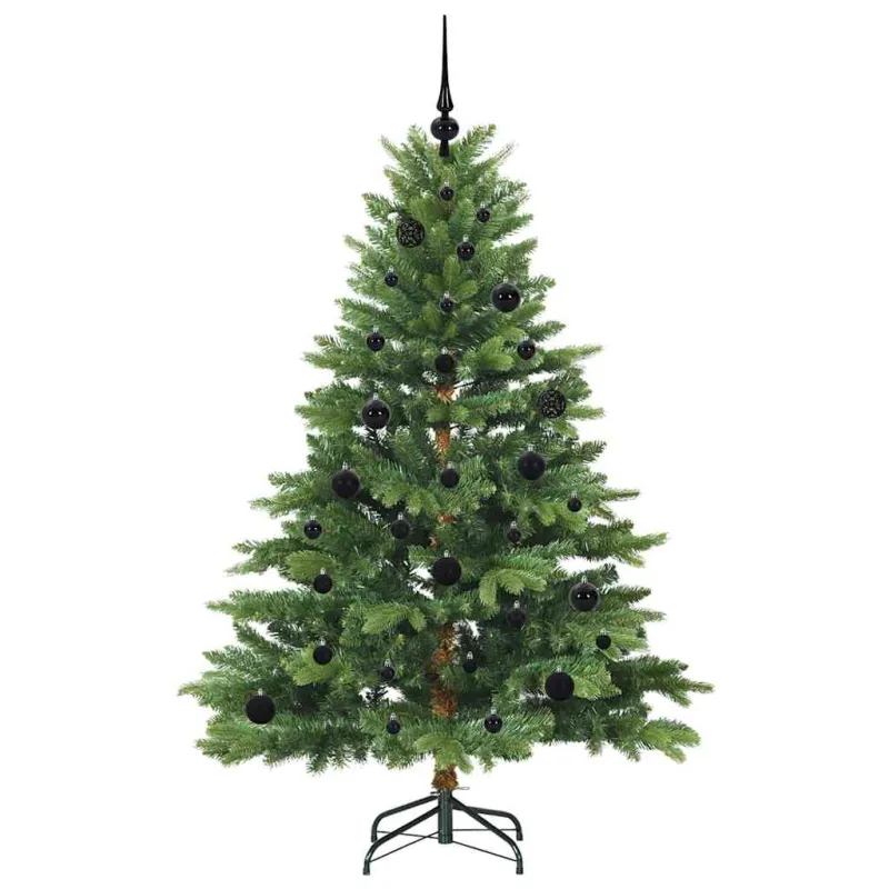 Dirbtinė Kalėdų eglutė su 150 LED Žalia 150 cm PE ir PVC