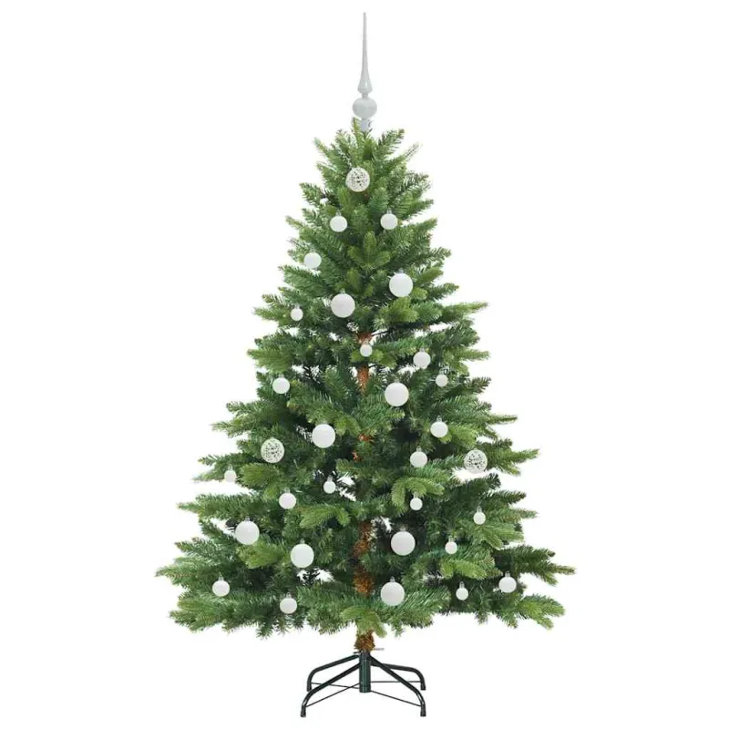 Dirbtinė Kalėdų eglutė su 150 LED Žalia 150 cm PE ir PVC