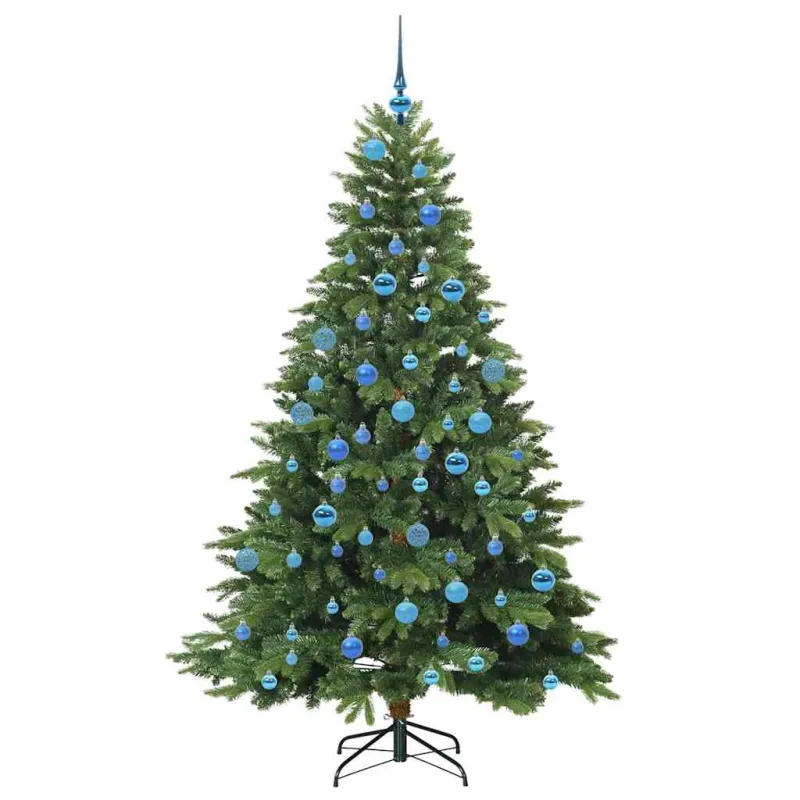 Dirbtinė Kalėdų eglutė su 300 LED Žalia 180 cm PE ir PVC