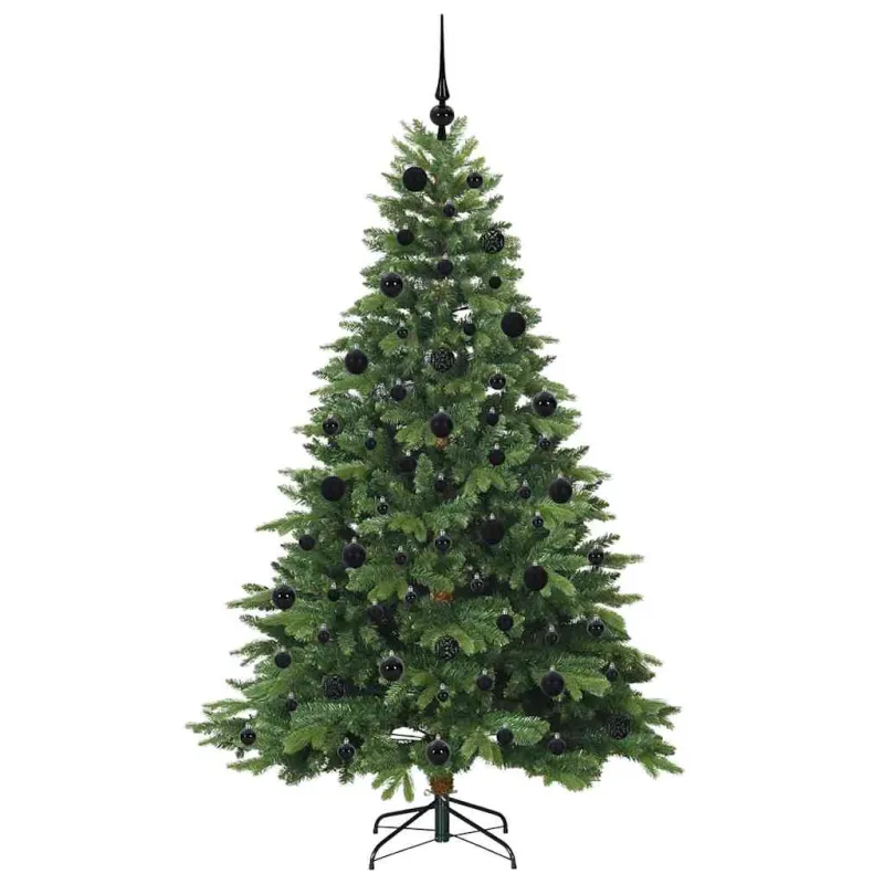 Dirbtinė Kalėdų eglutė su 300 LED Žalia 210 cm PE ir PVC