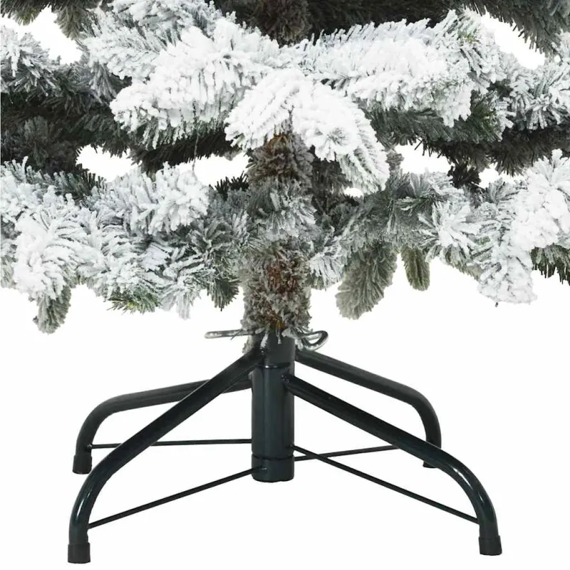Dirbtinė Kalėdų eglutė su 150 LED Balta 120 cm PE ir PVC