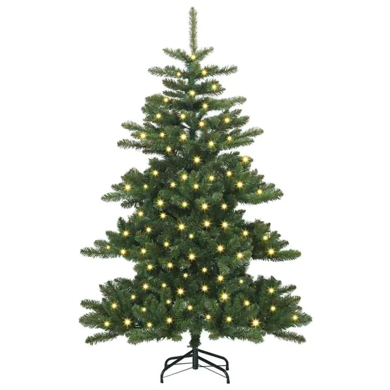 Dirbtinė Sulankstoma Kalėdų Eglutė Žalia 150 cm PVC ir Plienas