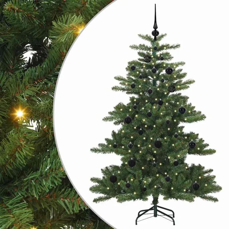 Dirbtinė Sulankstoma Kalėdų Eglutė Žalia 150 cm PVC ir Plienas