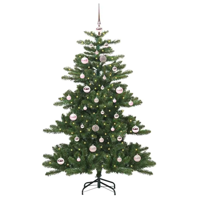 Dirbtinė Sulankstoma Kalėdų Eglutė Žalia 150 cm PVC ir Plienas