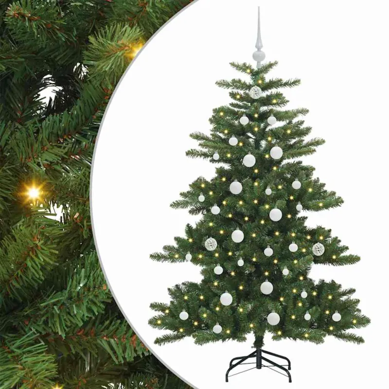 Dirbtinė Sulankstoma Kalėdų Eglutė Žalia 150 cm PVC ir Plienas