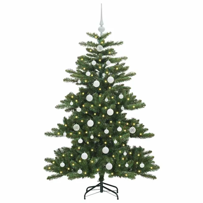 Dirbtinė Sulankstoma Kalėdų Eglutė Žalia 150 cm PVC ir Plienas