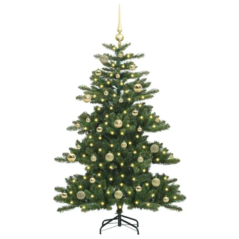 Dirbtinė Sulankstoma Kalėdų Eglutė Žalia 150 cm PVC ir Plienas