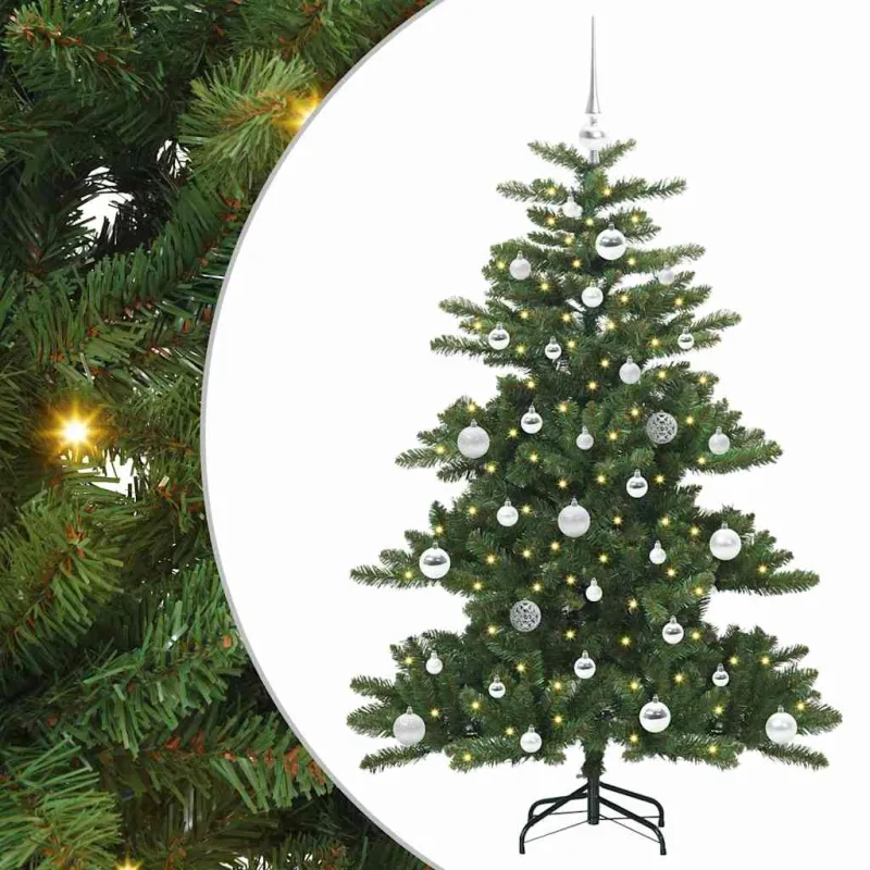 Dirbtinė Sulankstoma Kalėdų Eglutė Žalia 150 cm PVC ir Plienas