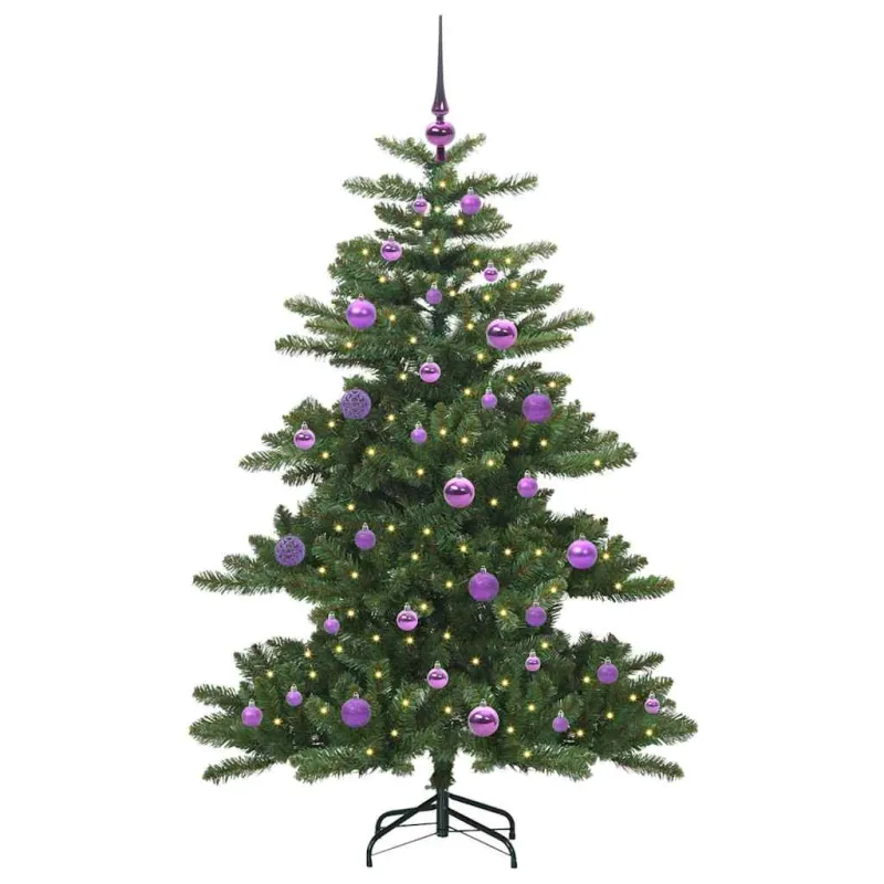 Dirbtinė Sulankstoma Kalėdų Eglutė Žalia 150 cm PVC ir Plienas