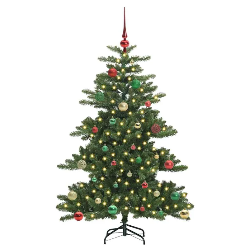 Dirbtinė Sulankstoma Kalėdų Eglutė Žalia 150 cm PVC ir Plienas