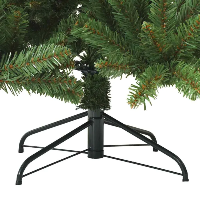 Dirbtinė Sulankstoma Kalėdų Eglutė Žalia 180 cm PVC ir Plienas