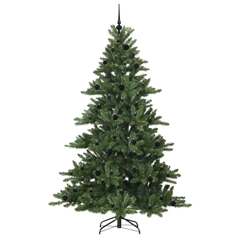 Dirbtinė Sulankstoma Kalėdų Eglutė Žalia 210 cm PVC ir Plienas
