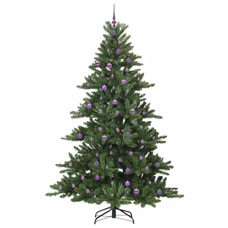 Dirbtinė Sulankstoma Kalėdų Eglutė Žalia 240 cm PVC ir Plienas