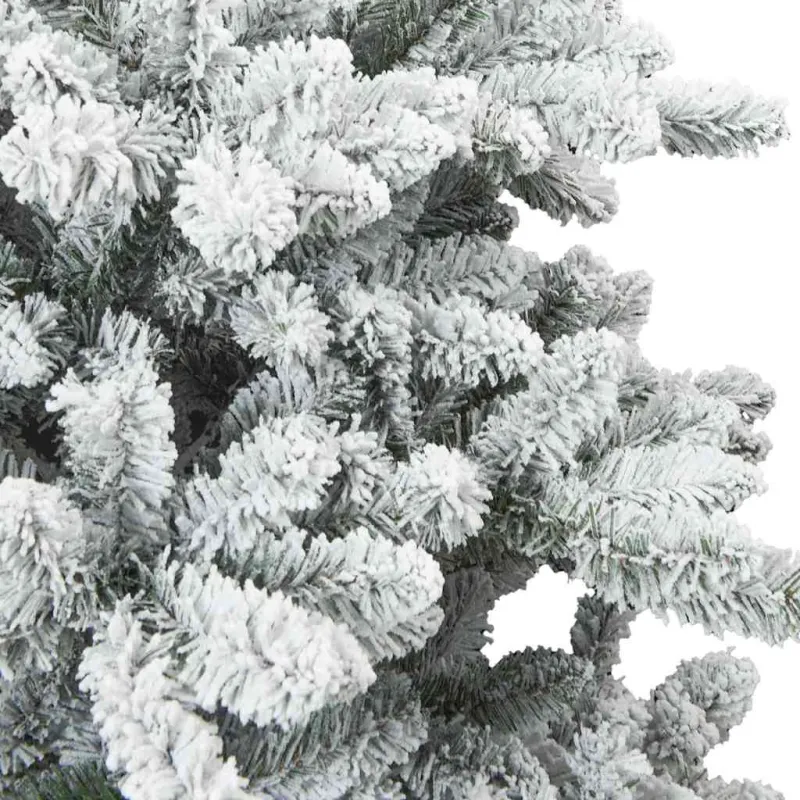 Dirbtinė Sulankstoma Kalėdų Eglutė Balta 150 cm PVC ir Plienas