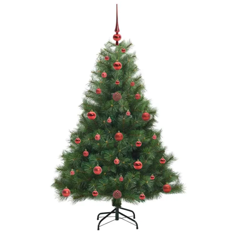 Dirbtinė Kalėdų eglutė su 150 LED Žalia 120 cm PE ir PVC