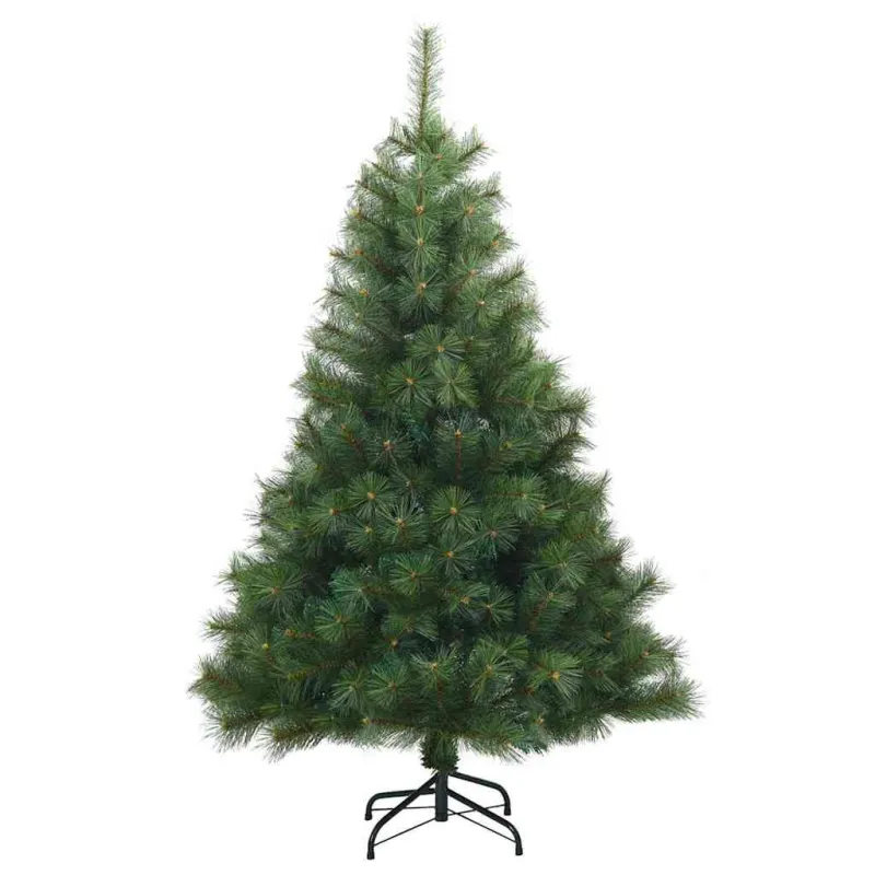Dirbtinė Kalėdų eglutė su 150 LED Žalia 120 cm PE ir PVC