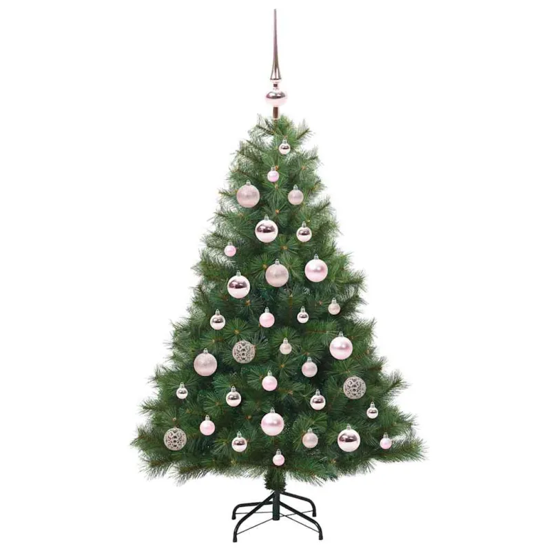 Dirbtinė Kalėdų eglutė su 150 LED Žalia 120 cm PE ir PVC