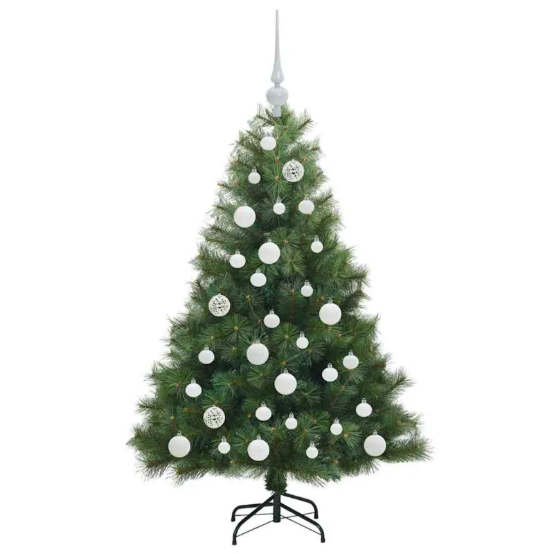 Dirbtinė Kalėdų eglutė su 150 LED Žalia 120 cm PE ir PVC