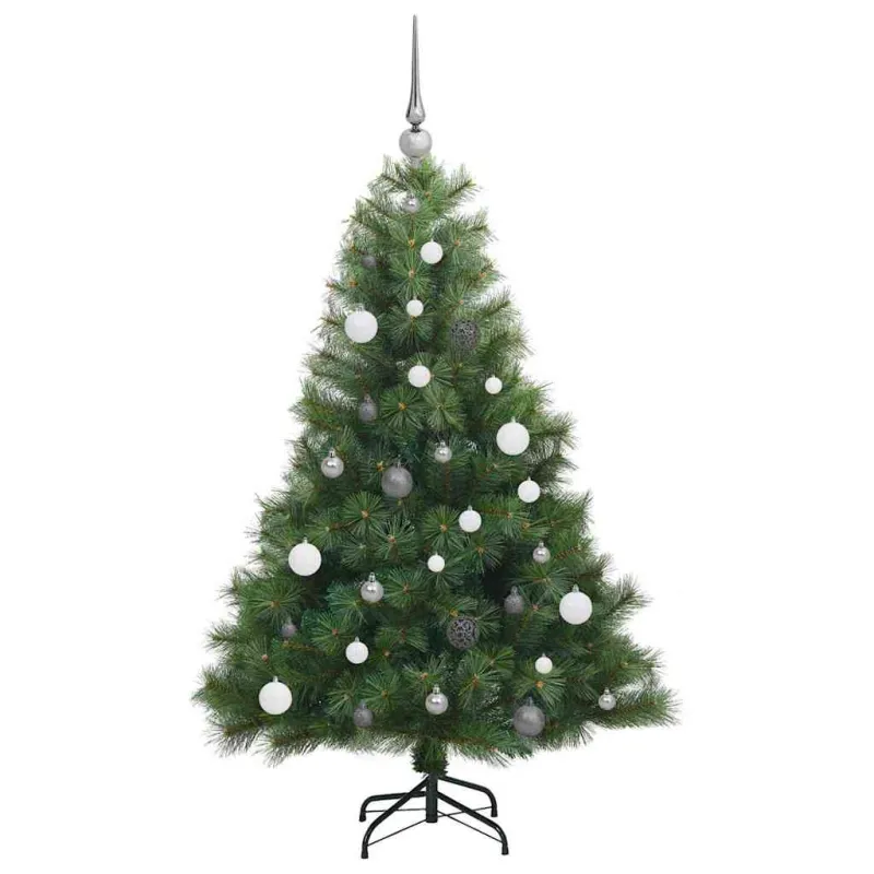 Dirbtinė Kalėdų eglutė su 150 LED Žalia 150 cm PE ir PVC